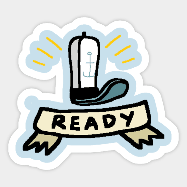 Ready Sticker by Eatmypaint